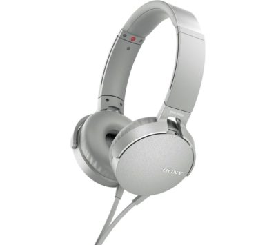 SONY Extra Bass MDR-XB550AP Headphones - White